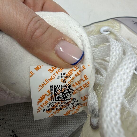 Converse Off-White x Chuck 70 The Ten Sz 6 Authentic Used Rare Virgil Og Sample - Picture 10 of 11